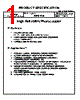 KP2110 Datasheet HTML 1Page - COSMO  Electronics Corporation 