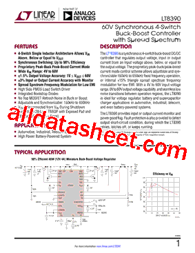 LT3790 Datasheet PDF - Linear Technology