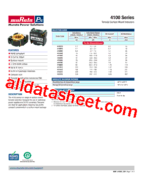 412R7C Datasheet PDF - Murata Power Solutions Inc.