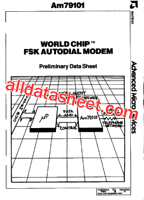 AM79101JI Datasheet PDF - Advanced Micro Devices