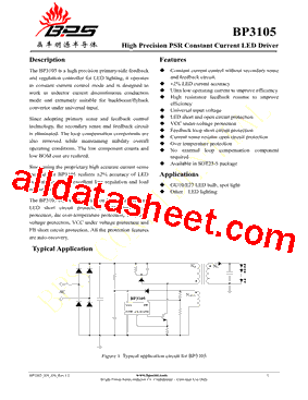 BP3105 Datasheet PDF - Bright Power Semiconductor Co., Ltd.