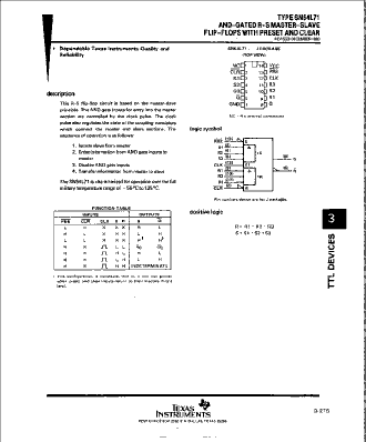 54L71 Datasheet PDF - Texas Instruments