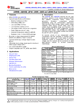 LM393DGKR Datasheet PDF - Texas Instruments
