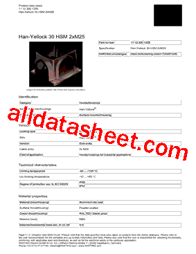 11123001205 Datasheet PDF - HARTING Technology Group