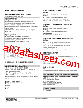 ABM2-RAAA1-R Datasheet PDF - M-System Co.,Ltd.