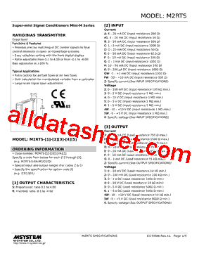 M2RTS-R-DF-R2 Datasheet PDF - M-System Co.,Ltd.