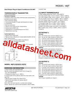 WJT-131-R Datasheet PDF - M-System Co.,Ltd.