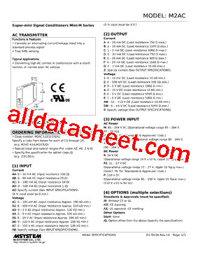 M2AC-ADE-R2/CE Datasheet PDF - M-System Co.,Ltd.