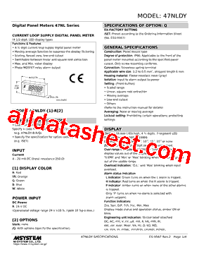 47NLDY-R-R Datasheet PDF - M-System Co.,Ltd.