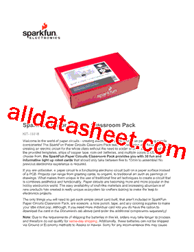 KIT-15818 Datasheet PDF - SparkFun Electronics
