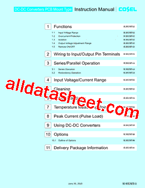 SUCS1R5053R3 Datasheet PDF - COSEL CO., LTD.