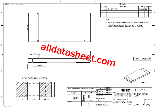 3504G3A412RFTDF Datasheet PDF - TE Connectivity Ltd