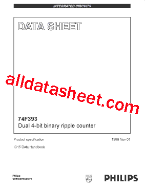 N74F393D Datasheet PDF - NXP Semiconductors