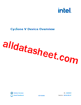 5CSEBA6U19C6 Datasheet PDF - Intel Corporation