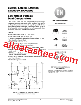LM393D Datasheet PDF - ON Semiconductor