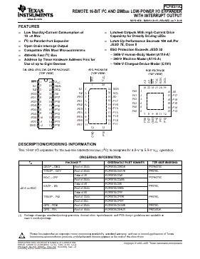PCF8575CDBR Datasheet PDF - Texas Instruments