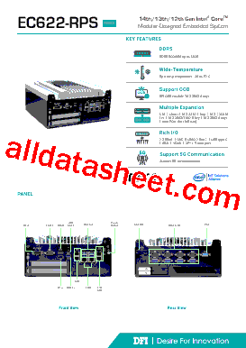 EC622-RPS906C6-R Datasheet PDF - DFI Inc