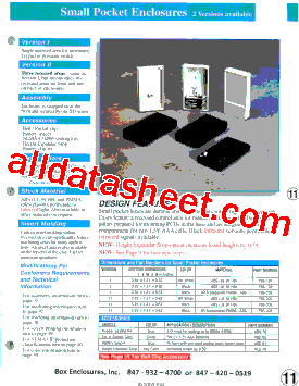 ABS-01 Datasheet PDF - Box enclosures