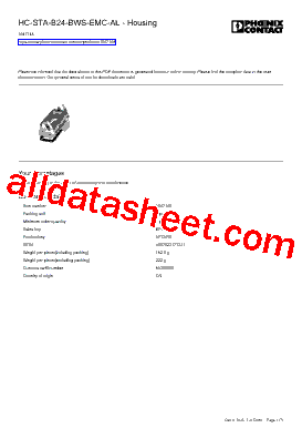 1647148 Datasheet PDF - PHOENIX CONTACT