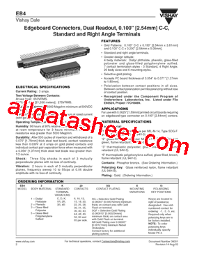 EB412R44 Datasheet PDF - Vishay Siliconix