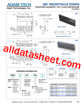 RSE1201T3 Datasheet PDF - Adam Technologies, Inc.