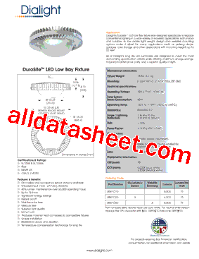 LBW1C1D Datasheet PDF - Dialight Corporation