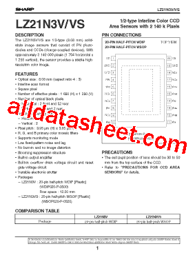 LZ21N3V Datasheet PDF - Sharp Corporation