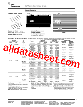66098-9 Datasheet PDF - Tyco Electronics