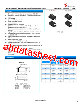 KC-170 Datasheet PDF - Socay Electornics Co., Ltd.