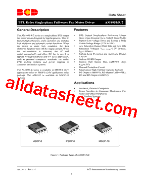 AM4951MM-G1 Datasheet PDF - Diodes Incorporated