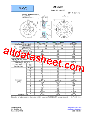 MMC-200G Datasheet PDF - List of Unclassifed Manufacturers