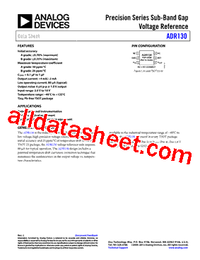 ADR130 Datasheet PDF - Analog Devices