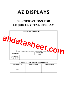 ATM0700L6C Datasheet PDF - AZ Displays