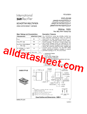 15CLQ100 Datasheet PDF - International Rectifier