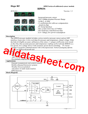 HP03S Datasheet PDF - List of Unclassifed Manufacturers