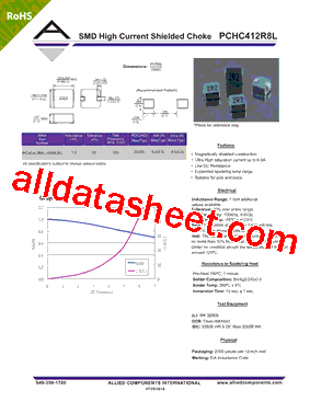 PCHC412R8L Datasheet PDF - Allied Components International