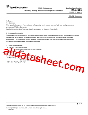 2134167-1 Datasheet PDF - Tyco Electronics