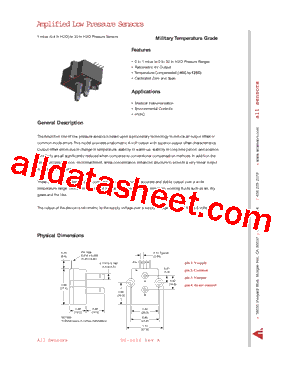 DS-0026 Datasheet PDF - All Sensors Corporation