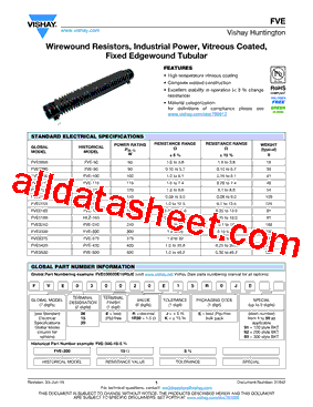 FVE0110 Datasheet PDF - Vishay Siliconix